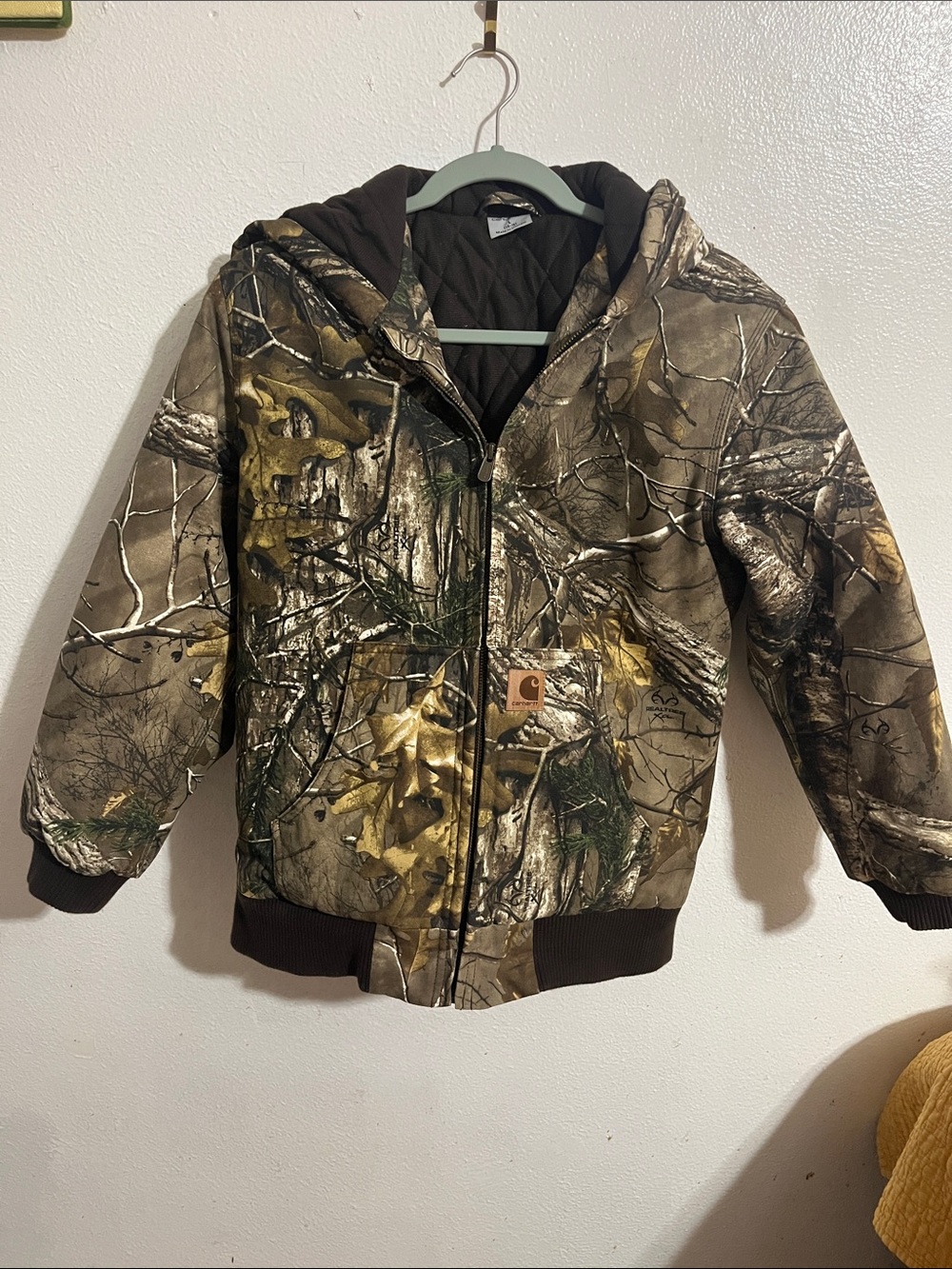 Carhartt Realtree Camo Hooded Work Jacket - Green/Brown/Black